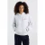 America Today gemêleerde hoodie – lichtgrijs/rood