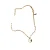 Halsketting met zon en maan hanger vrouw 24 Colours