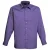 Premier Heren Premier Poplin Formeel Overhemd Met Lange Mouwen (Paars)