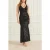 GUESS Marciano By  Milana Sequin Gown Jet Black
