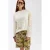 HARPER & YVE denim regular waist camouflage short groen