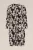 WE Fashion – Dames jurk met dessin – Curve – Regular fit – Zwart – Viscose – Plus Size