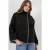 Jas met textuur en kleurrijke stiksels en een halve turtleneck