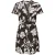 JDY gebloemde mini jurk zwart