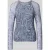 Marc Cain Shirt met lange mouwen van mesh met slangenmotief