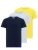 Anou Anou Shirt  nachtblauw / lichtblauw / geel