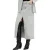 AllSaints Honor Maxi Skirt Snow Grey