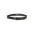 PIECES leren riem PCNADY zwart