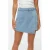 VERO MODA regular high waist denim short light blue denim