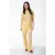 Colourful Rebel kanten wide leg regular waist pantalon geel