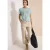 Cecil Dames Shirt met korte mouwen in burnout-look in Blauw