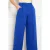 LOLALIZA wide leg regular waist broek blauw