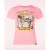 Cow Girl T-shirt in roze