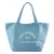 Karl Lagerfeld Shopper ‘Rue St-Guillaume’  lichtblauw / wit