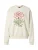 Kaotiko Sweatshirt ‘CAMELIA’  crème / groen / knalrood