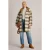 White Stuff Marlowe Reversible Check Coat Ivory Multi