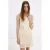 Mango korte gehaakte bohemian zomerjurk – beige