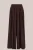 WE Fashion – Dames wide leg broek – Relaxed Fit – Donkerbruin – Viscose –