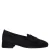 Gabor suède loafers met blokhak – zwart