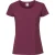 Fruit of the Loom Dames/Dames Iconic 195 Premium Ringspun Katoenen T-Shirt (Bourgondië)
