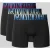 Calvin Klein Underwear Broek & boxershort met elastische label in band in set van 3 model ‘BOXER BRIEF’