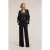 Motivi Palazzo Pants Mixed Lurex Smart Couture Black