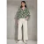 Street One Studio Dames Losse raglan blouse in Groen