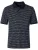 donkerblauwe gestreepte polo korte mouw Casa Moda normale fit
