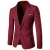 Bordeauxrode casual blazer Slim-fit zakelijke blazer