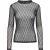 Only Onlsalina l/s lace top jrs black