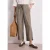 7/8 High Waist broek met wijde pijpen in Loose Fit