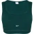 Reebok Klassieke, getailleerde, cropped tanktop van polyester voor dames (Bosgroen)