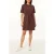 Scotch & Soda Drawstring Tee Dress Puce
