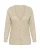 KAFFE CURVE Gebreid vest ‘Farsia’  beige gemêleerd