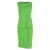 Sportmax gelaagde midi-jurk in groene viscose