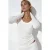 Dames Geribbelde Lange Mouwen Crop Top