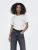 Only Onldina S/s Club Top Box Jrs 15346663 T-shirt Korte Mouw 4987733 Bright White Sunset