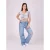 Dames t-shirt met stropdas en kleurstof Project X Paris