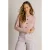 Ivy Beau gebreid vest – oudroze