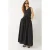 V-hals Vest en Maxi Rok Twee-Delige Set