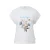 T-shirt van zachte jersey met print aan de voorkant en logo-applicatie voor vrouwen s.Oliver
