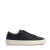 Manfield leren sneakers donkerblauw