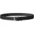 Calvin Klein Oval Buckle Shiny Belt Black/tumbled Deep Gold