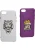 Mister Tee Smartphonehoesje ‘Big Cats I Phone 6/7/8’  geel / lila / zwart / wit