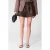 Shoeby regular high waist casual short donkerbruin