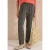 Cecil Dames Slim Legs broek in Loose Fit met structuur in Groen