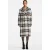 AllSaints Esme Check Coat Black/white/brown