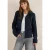 Cecil Dames Sweatjack met kabelpatroon in Blauw