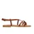 Leren koeienleer sandalen dames Shabbies Amsterdam Angel Carly