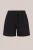 WE Fashion – Dames relaxed fit short met strikceintuur – Curve – Relaxed Fit – Zwart – Viscose – Plus Size